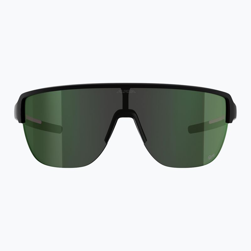 Saulės akiniai Alpina Frame 2.0 Q-Lite black/white matte/green mirror 2