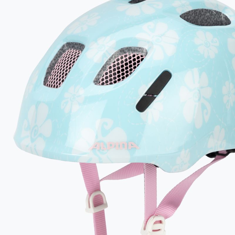 Vaikiškas dviratininko šalmas Alpina Ximo 2 Jr aqua rose flower gloss 8