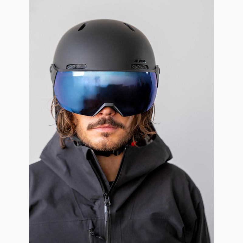 Snieglenčių šalmas Alpina Arber 2 Visor Q-Lite black matte 5