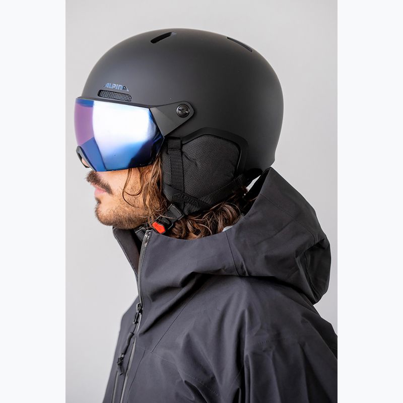 Snieglenčių šalmas Alpina Arber 2 Visor Q-Lite black matte 6