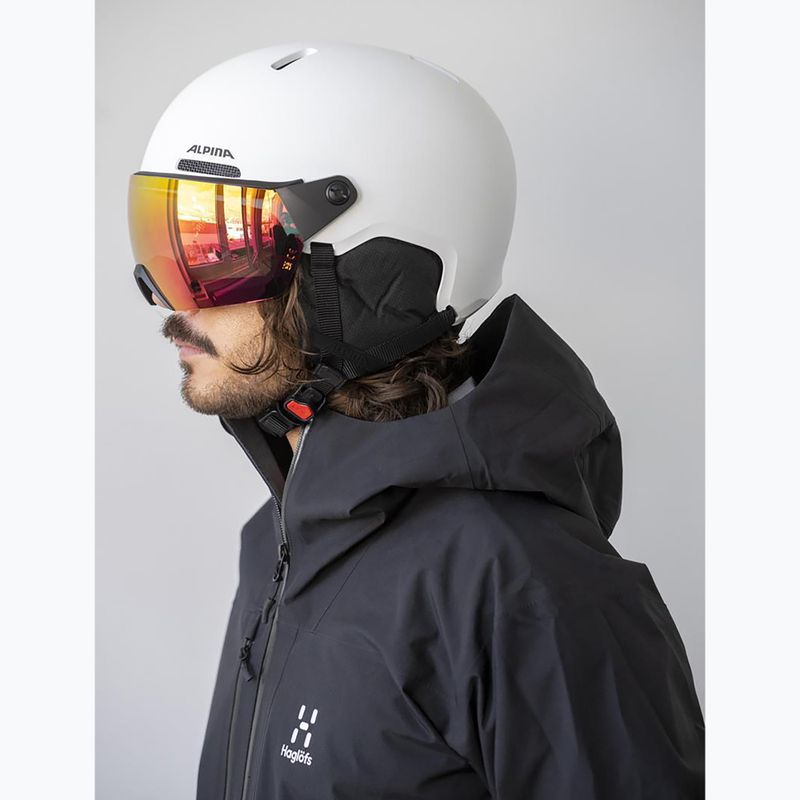 Snieglenčių šalmas Alpina Arber 2 Visor Q-Lite white matt 6
