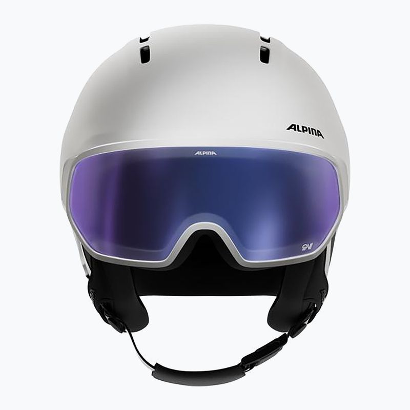 Snieglenčių šalmas Alpina Vizzard QV MIPS white matt 3