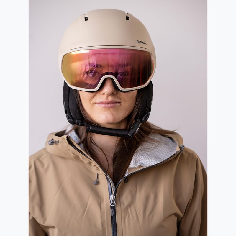 Snieglenčių šalmas Alpina Vizzard QV MIPS sand matt 7