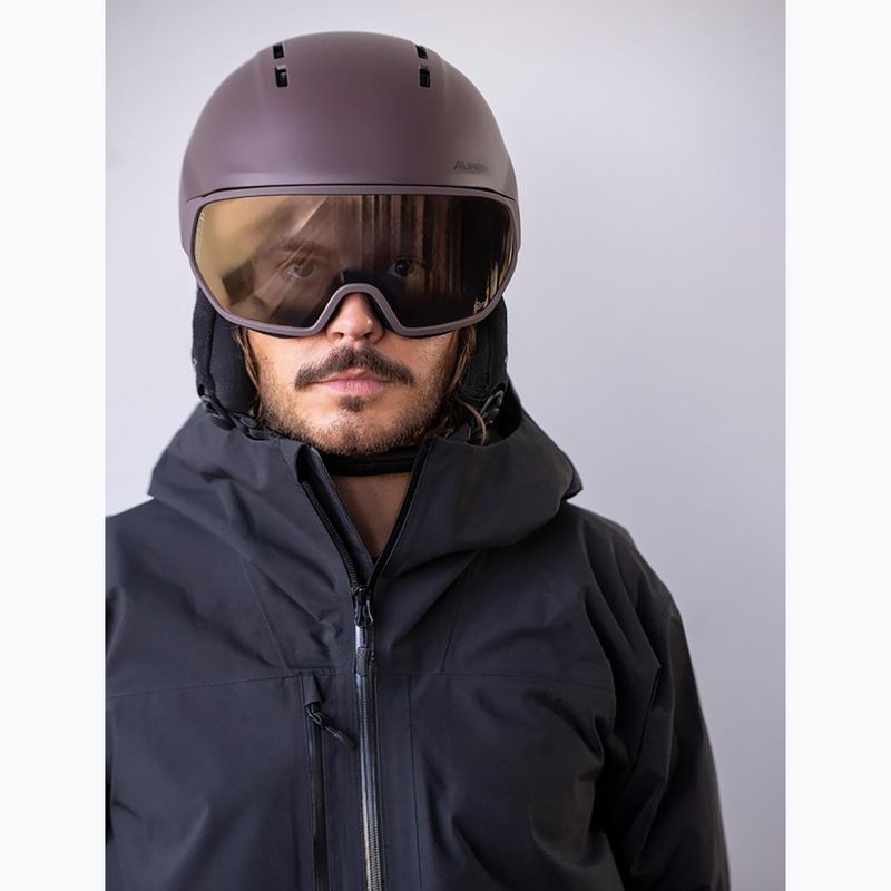 Snieglenčių šalmas Alpina Vizzard Q-Lite ox brown att 5