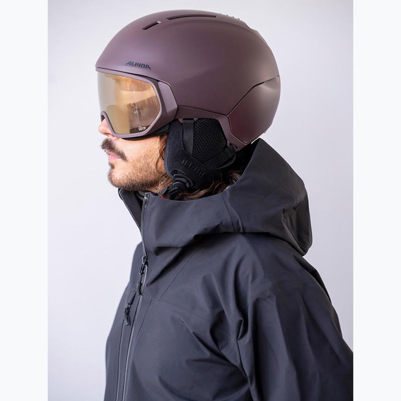 Snieglenčių šalmas Alpina Vizzard Q-Lite ox brown att 6