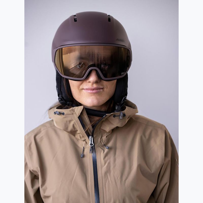 Snieglenčių šalmas Alpina Vizzard Q-Lite ox brown att 7