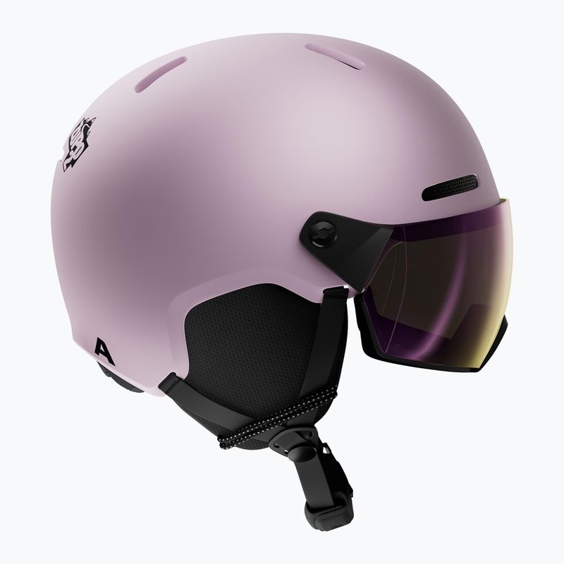 Vaikiškas slidinėjimo šalmas Alpina Zupo 2 Visor Q-Lite rose matt 2