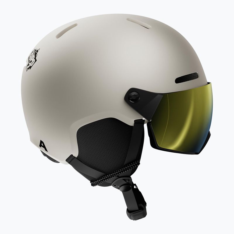 Vaikiškas slidinėjimo šalmas Alpina Zupo 2 Visor Q-Lite sand matt 2