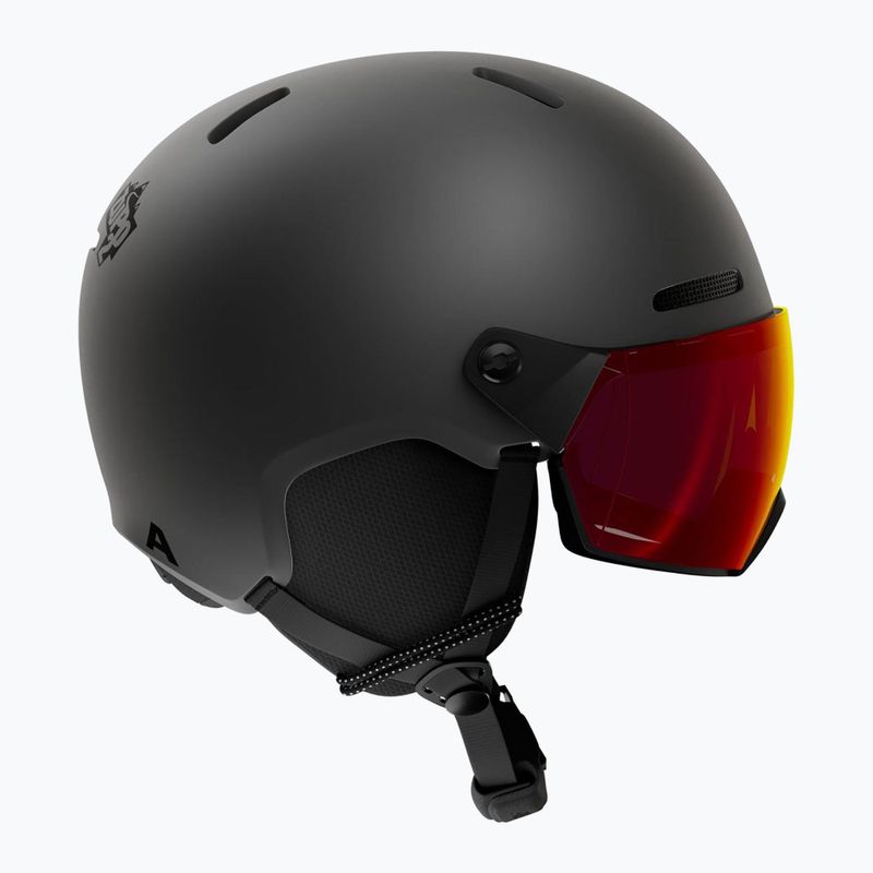 Vaikiškas slidinėjimo šalmas Alpina Zupo 2 Visor Q-Lite black matte 2