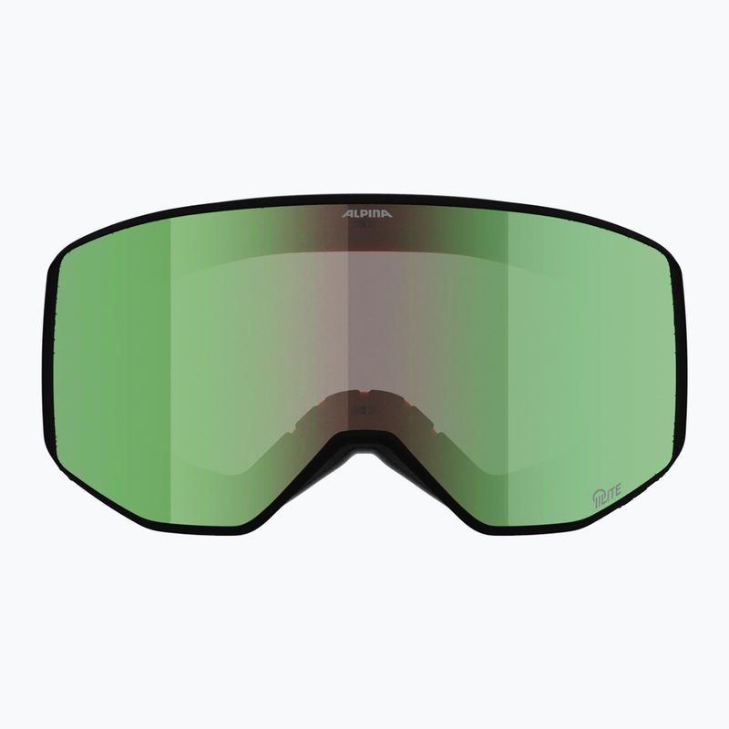 Slidinėjimo akiniai Alpina Venet Q-Lite black/green matt 2