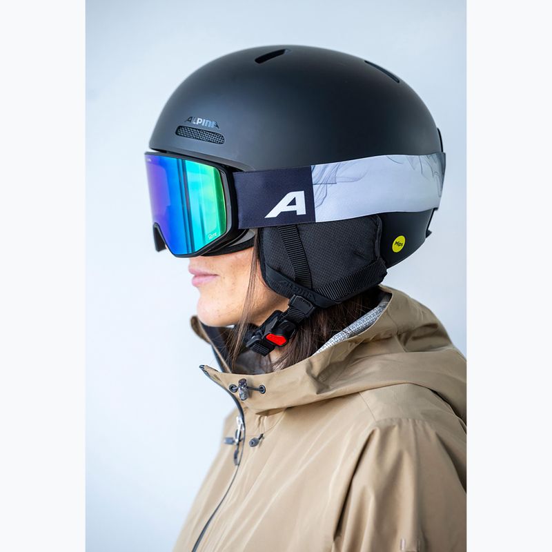 Slidinėjimo akiniai Alpina Venet Q-Lite black/green matt 4