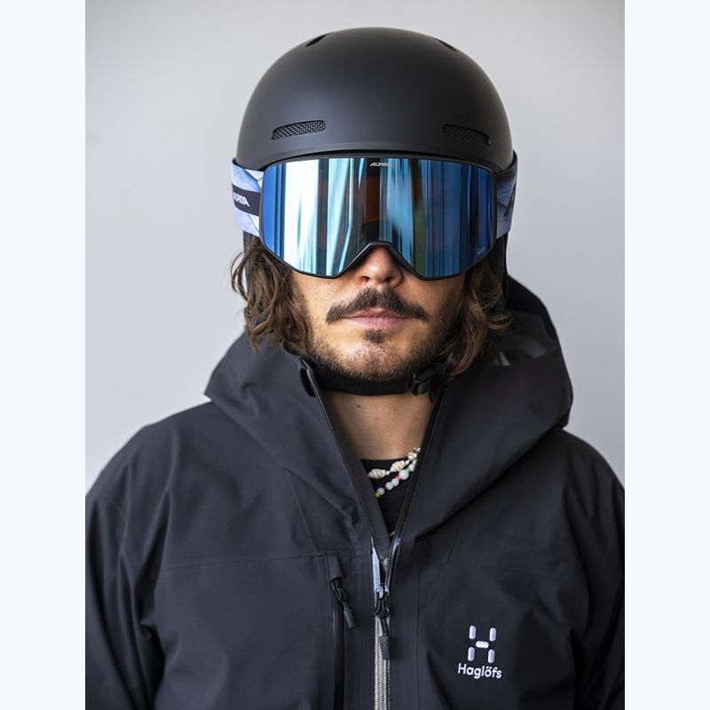 Slidinėjimo akiniai Alpina Venet M Q-Lite  black/blue matt 4