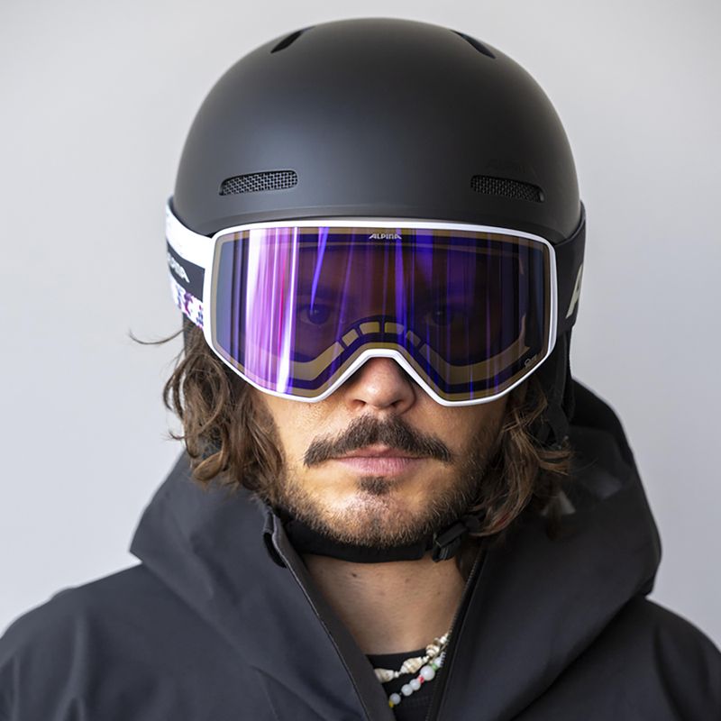 Slidinėjimo akiniai Alpina Venet M Q-Lite  white/lilac matt 4