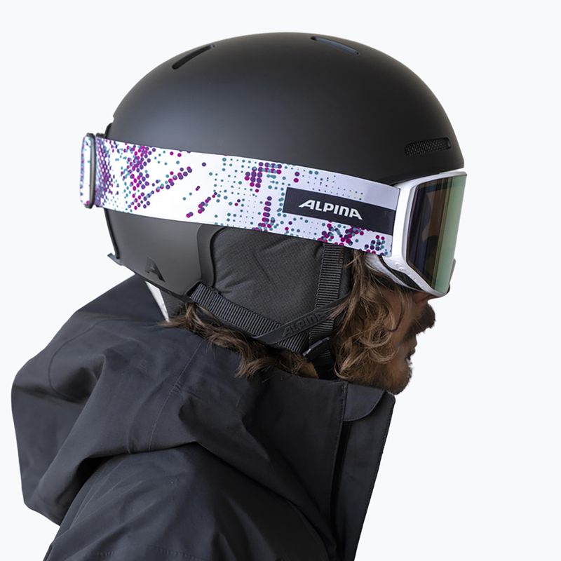 Slidinėjimo akiniai Alpina Venet M Q-Lite  white/lilac matt 6