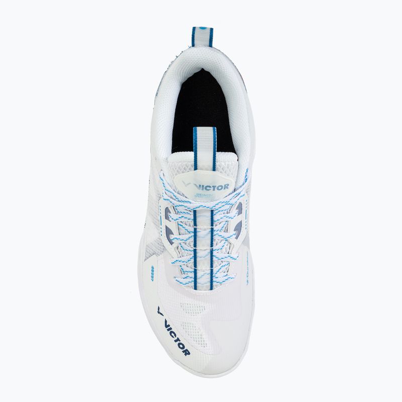 Vyriški badmintono batai VICTOR S82III AF white/myconos blue 6