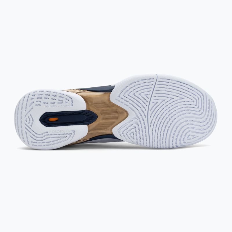 Vyriški badmintono batai VICTOR A970TD AX bright white/light gold 4