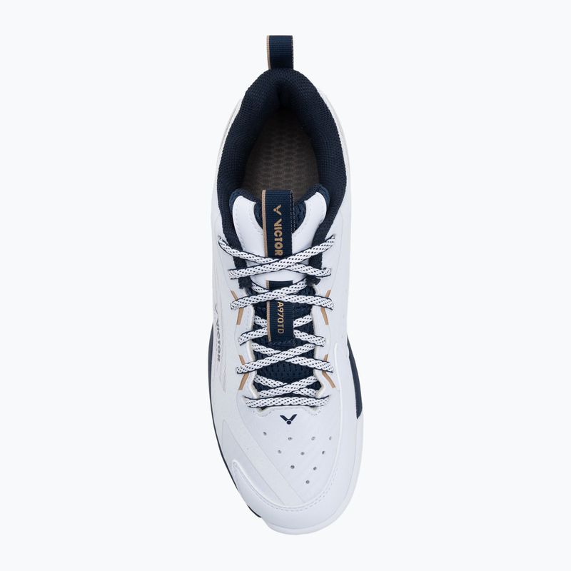 Vyriški badmintono batai VICTOR A970TD AX bright white/light gold 5