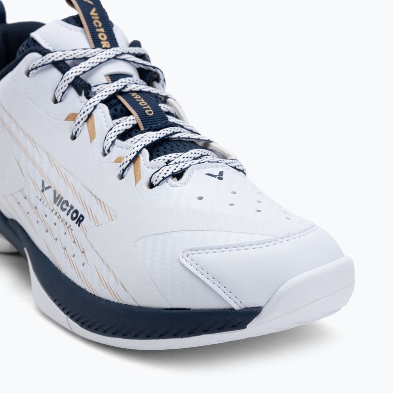Vyriški badmintono batai VICTOR A970TD AX bright white/light gold 7