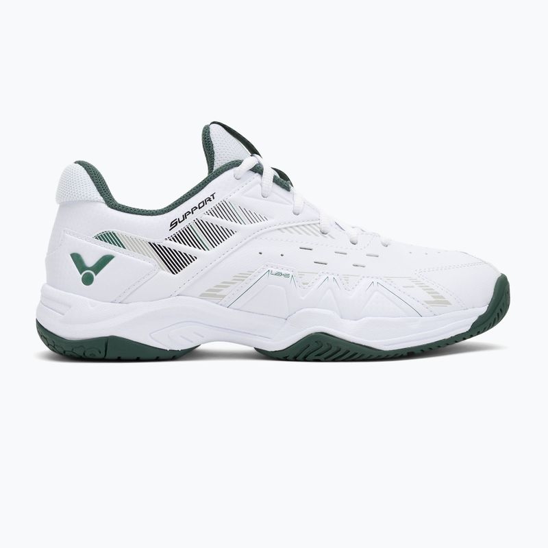 Vyriški badmintono batai VICTOR P8500CLS AG bright white/hunter green 2