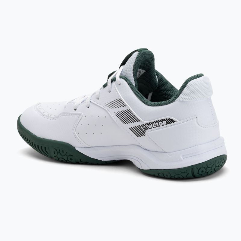 Vyriški badmintono batai VICTOR P8500CLS AG bright white/hunter green 3