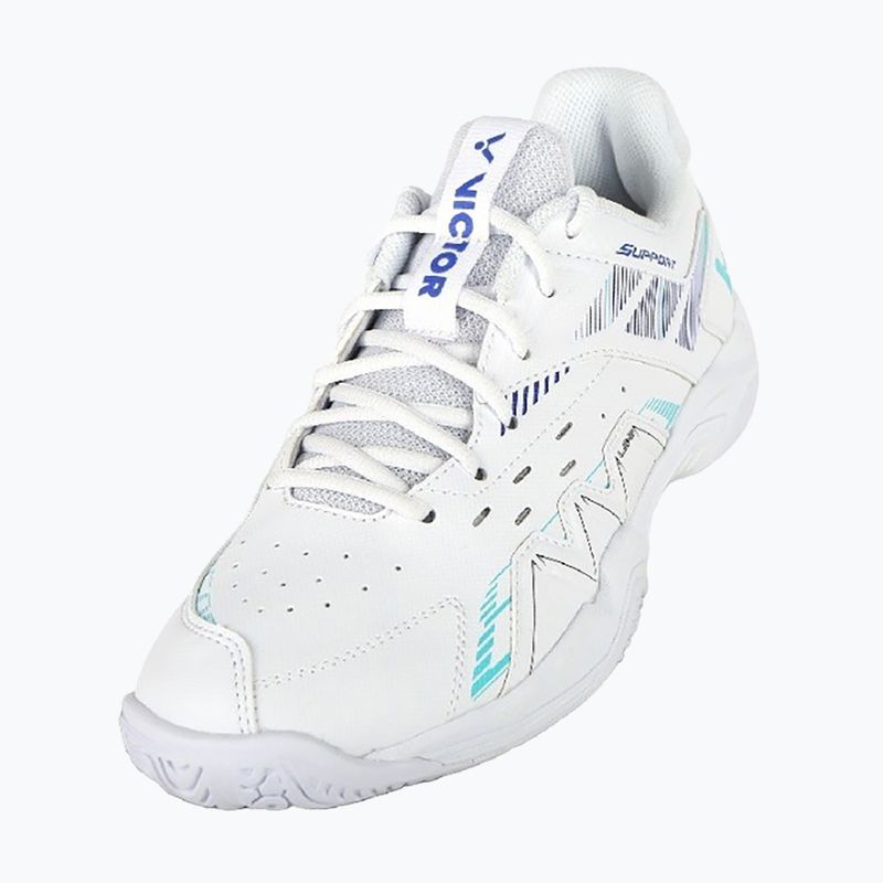 Vyriški badmintono batai VICTOR P8500CLS AG bright white/hunter green 8