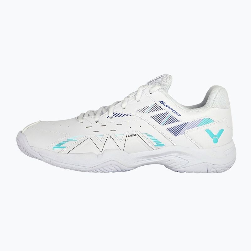 Vyriški badmintono batai VICTOR P8500CLS AG bright white/hunter green 9