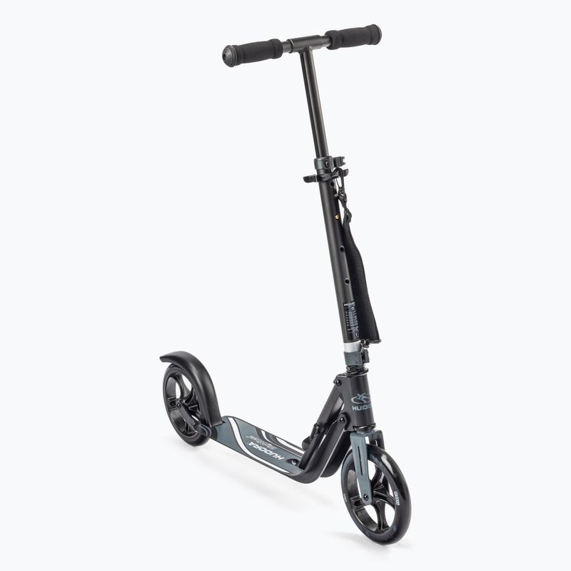 Hudora Bigwheel 205 vaikiškas juodos spalvos paspirtukas 608533