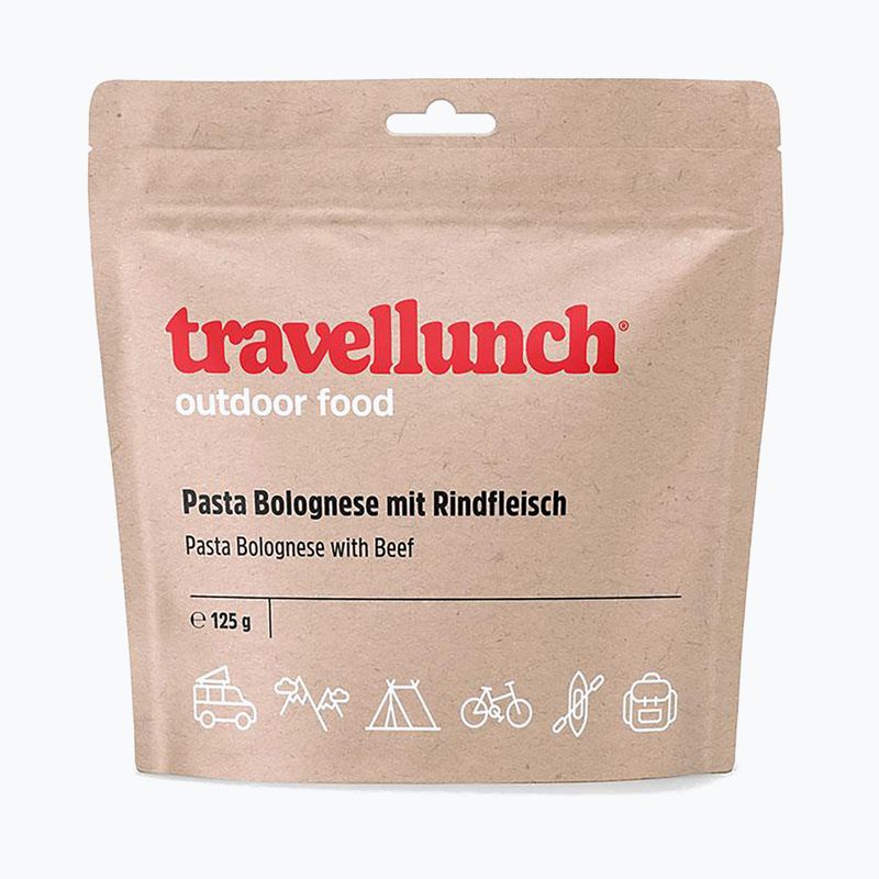Liofilizuotas maistas travellunch Bolognese makaronai su jautiena 125 g