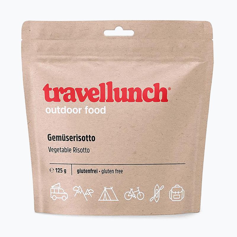 Liofilizuotas maistas travellunch Risotto be glitimo su daržovėmis ir grybais 125 g