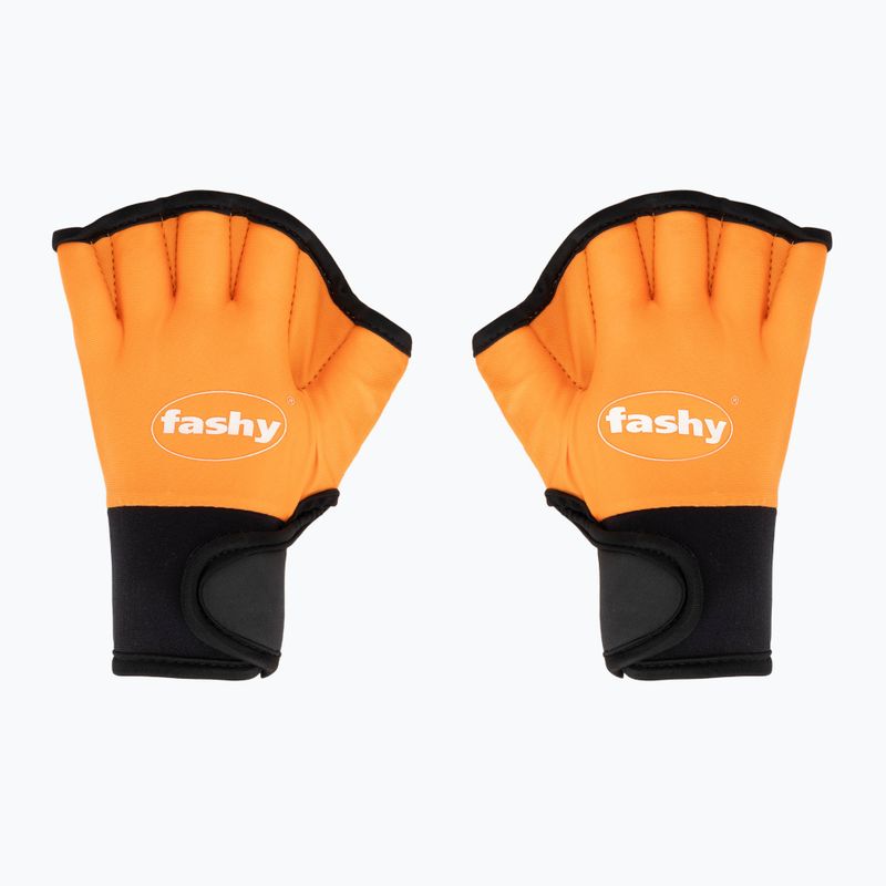 Neopreno pirštinės Fashy 4462 oranžinė/juoda
