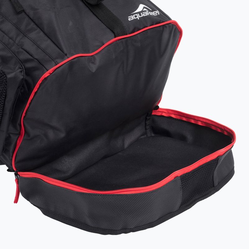 Plaukimo kuprinė aquaFeel Rucksack 42 l black/red 2