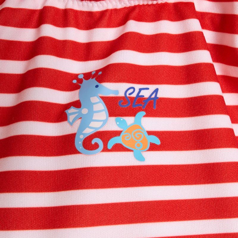 Vientisas vaikiškas maudymosi kostiumėlis Fashy 15470 Babies Little Stars su sauskelnėmis multi-color 3