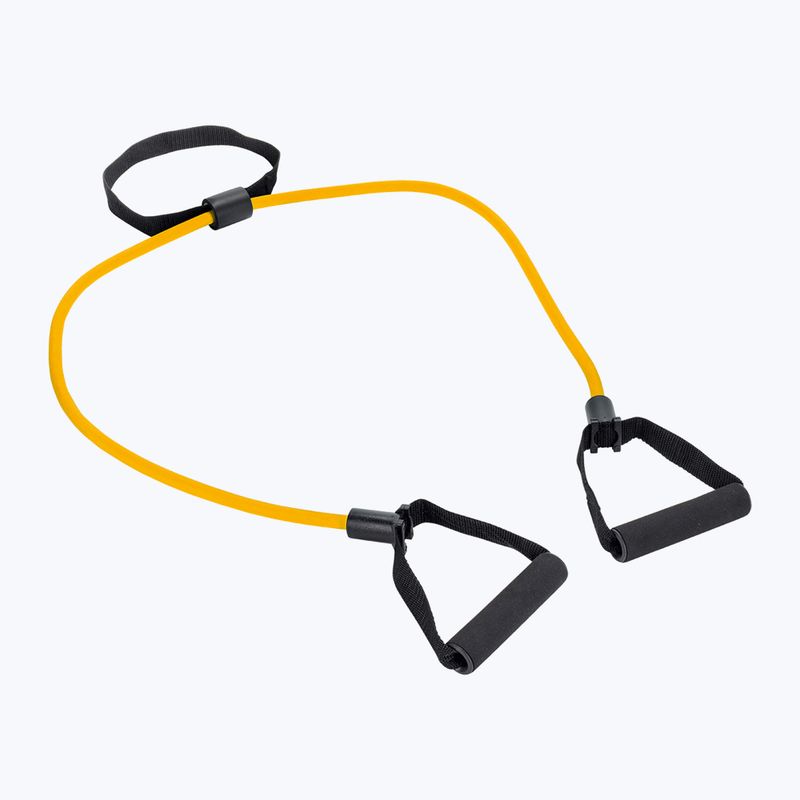 Guminės juostos plaukimo treniruotėms aquaFeel Stretchband yellow/black