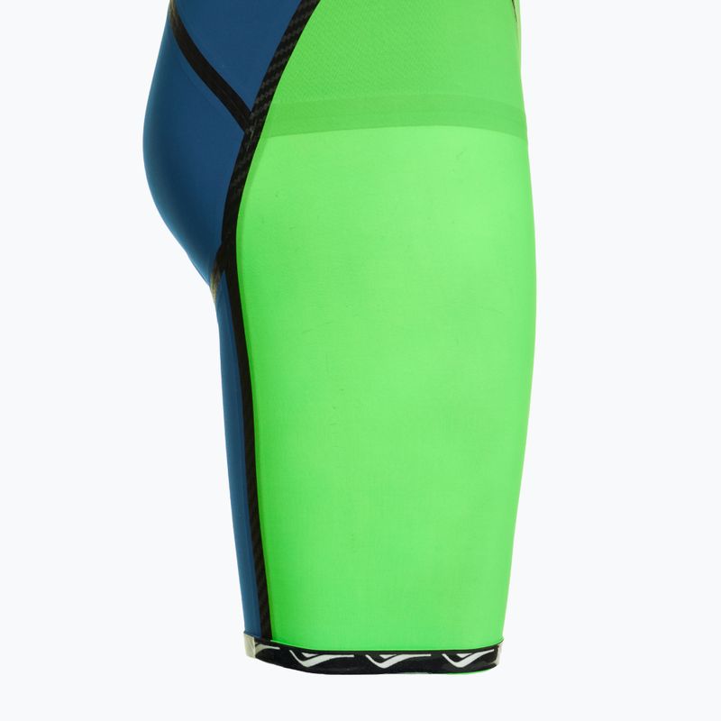 Moteriškas vientisas maudymosi kostiumėlis aquaFeel Neck to Knee Speedblue neon green 4