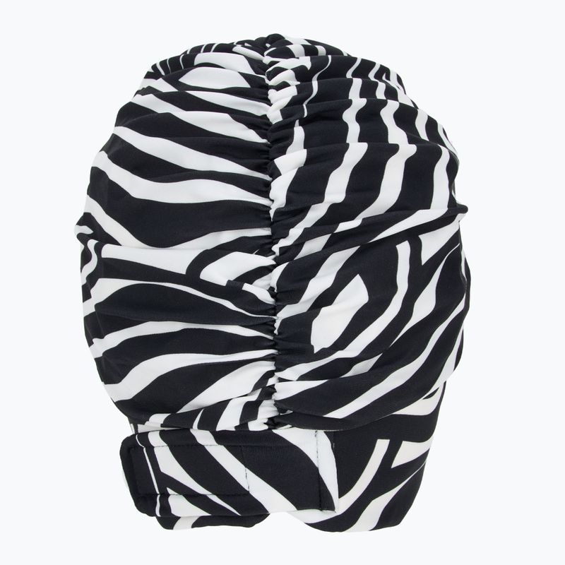 Moteriška plaukimo kepuraitė Fashy Exclusive black / white 2