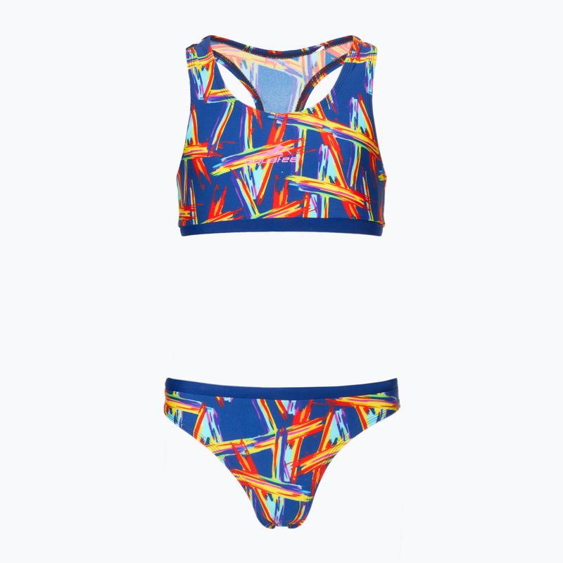 Vaikiškas dviejų dalių plaukimo kostiumas aquafeel Racerback colorful a