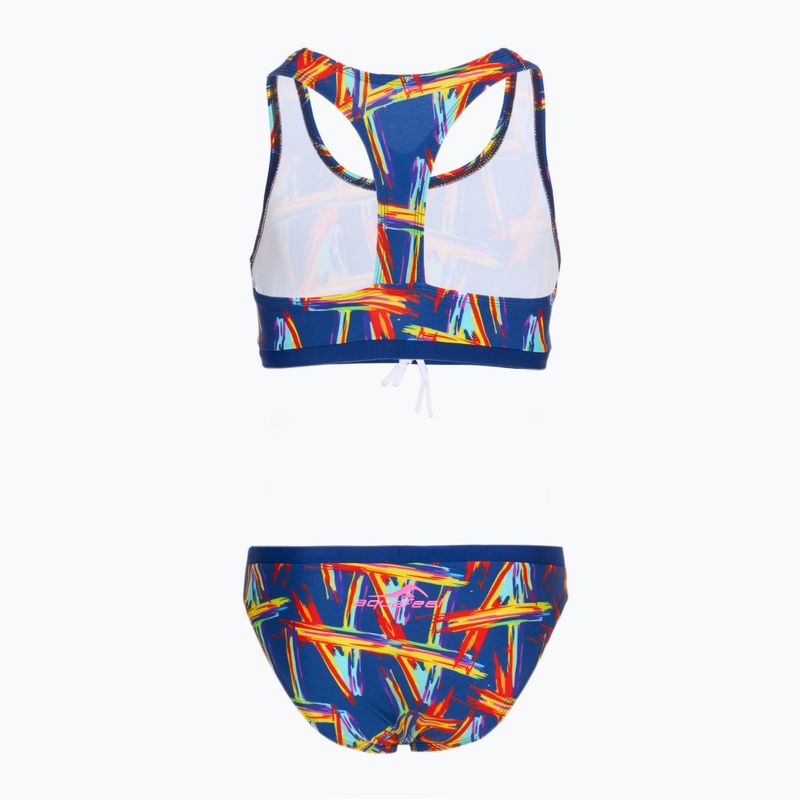 Vaikiškas dviejų dalių plaukimo kostiumas aquafeel Racerback colorful a 2