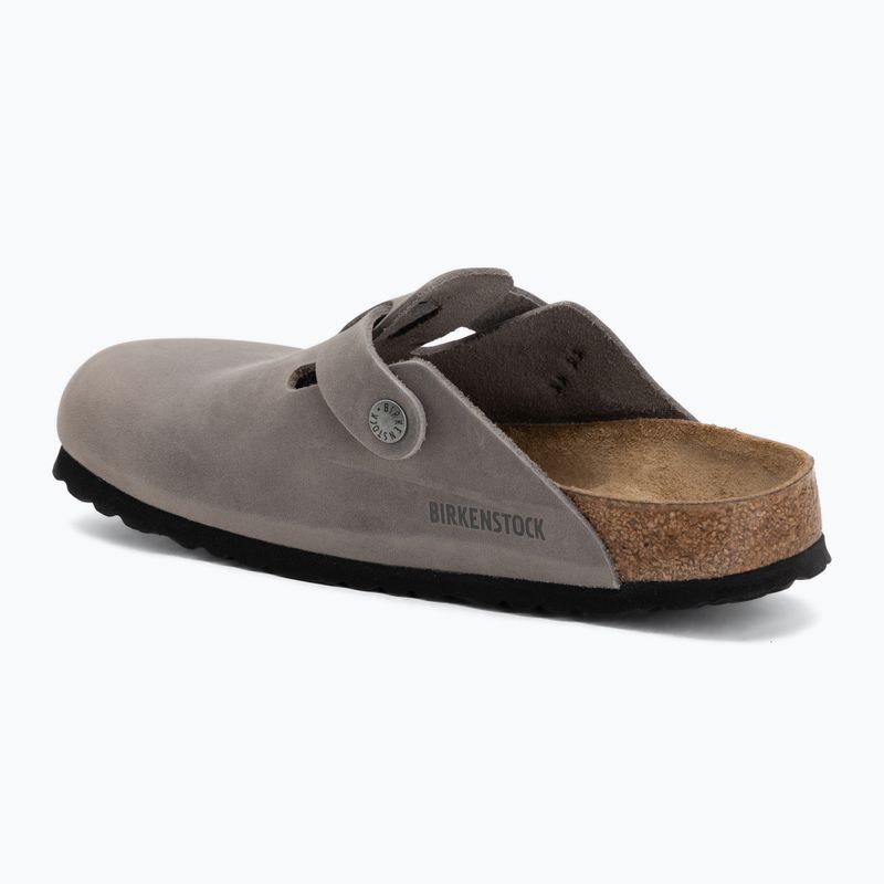 Šlepetės BIRKENSTOCK Boston Soft Footbed Oiled Leather Narrow iron 3