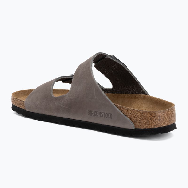 Šlepetės BIRKENSTOCK Arizona Soft Footbed Oiled Leather Narrow iron 3