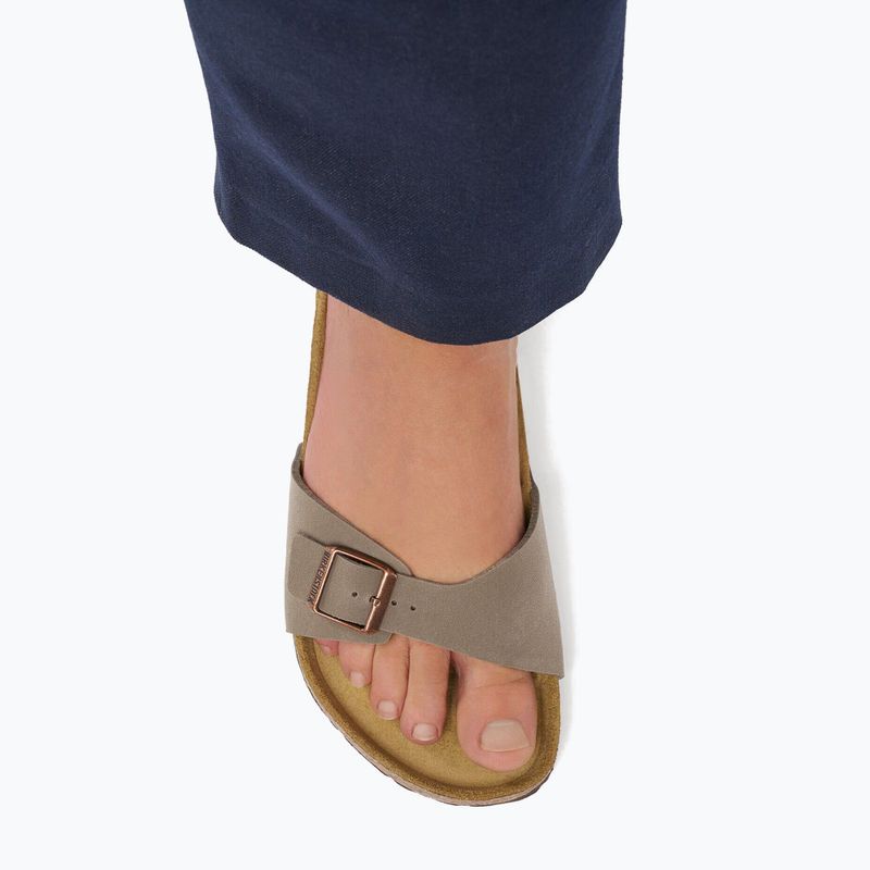 Moteriškos šlepetės BIRKENSTOCK Madrid Birkibuc Regular stone 9