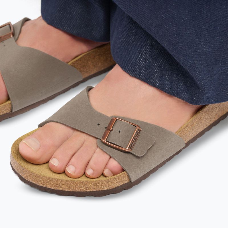 Moteriškos šlepetės BIRKENSTOCK Madrid Birkibuc Regular stone 10