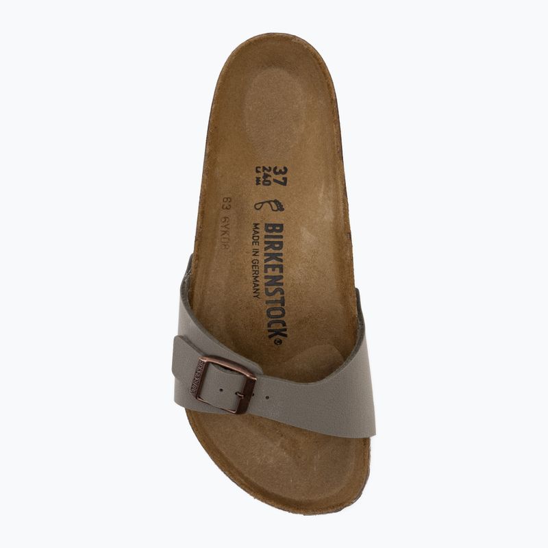 Moteriškos šlepetės BIRKENSTOCK Madrid Birkibuc Regular stone 4