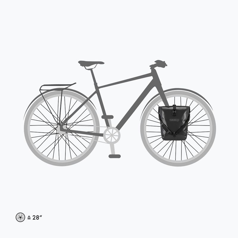 Dviračių krepšiai ORTLIEB Sport-Roller Free 2 x 12,5 l black 7