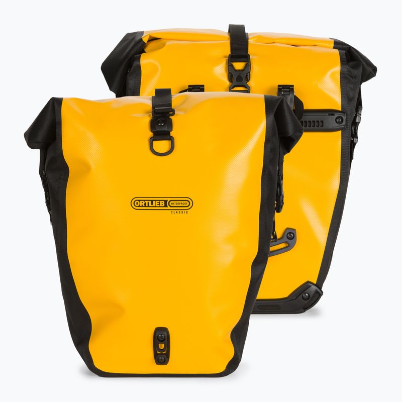 Dviračio bagažinės ORTLIEB Rear Back-Roller Classic geltonos spalvos O-F5310
