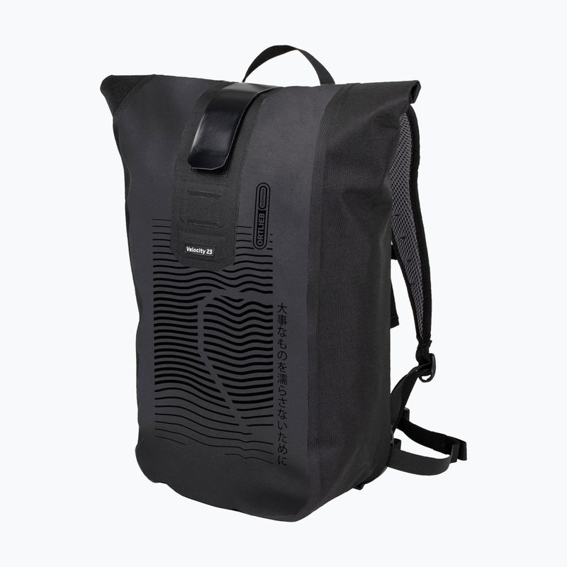 ORTLIEB Velocity Design Aqua 23 l dviračių kuprinė juoda R4064 2