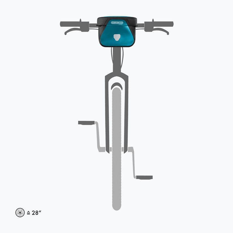 Dviračio krepšys ant vairo ORTLIEB Ultimate 6.5 l petrol/black 5