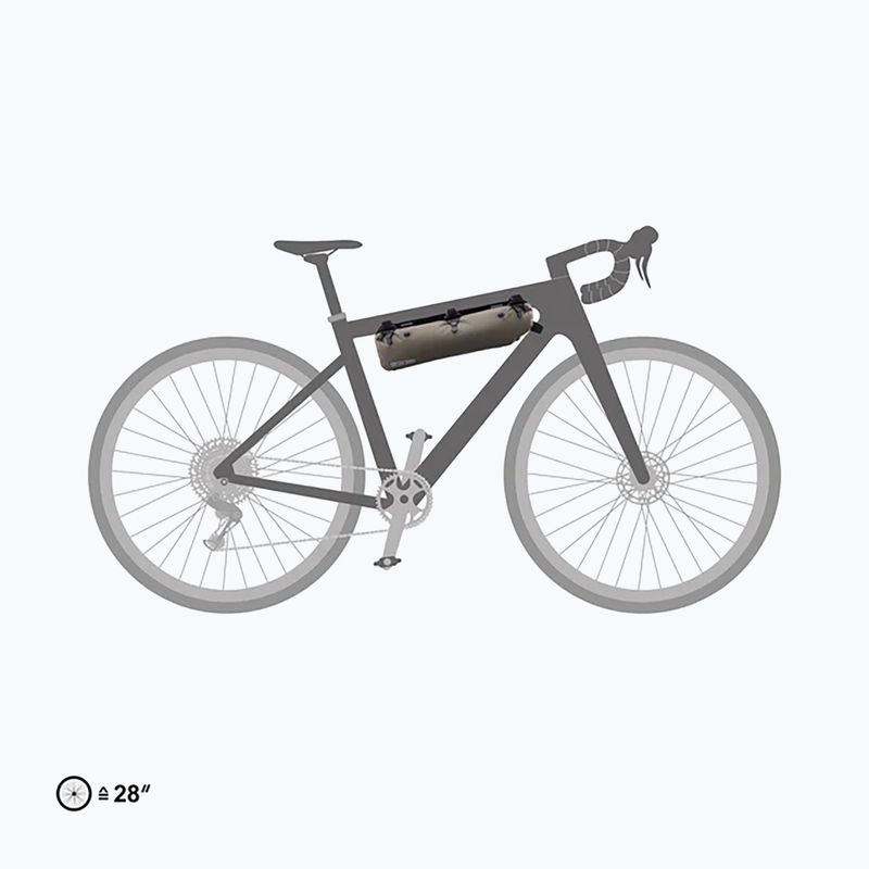 Dviračio rėmo krepšys ORTLIEB Frame-Pack RC Toptube 4 l dark sand 7