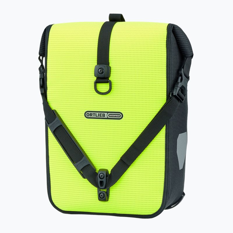 Dviračio krepšys ORTLIEB Sport-Roller High Visibility 14,5 l neon yellow/black