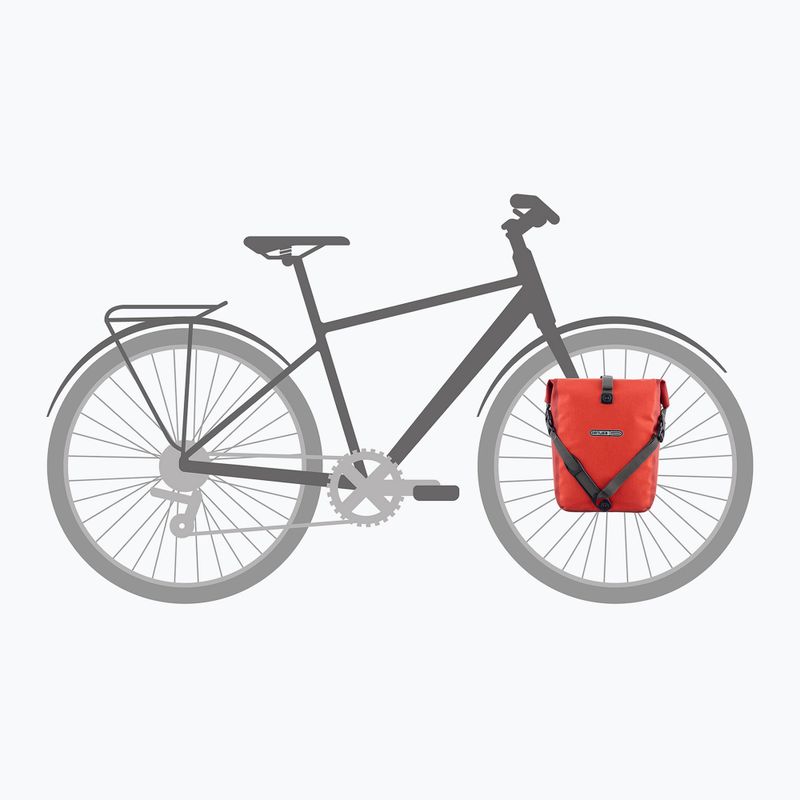 Dviračio krepšys ORTLIEB Sport-Roller Plus 14,5 l salsa/dark chili 8