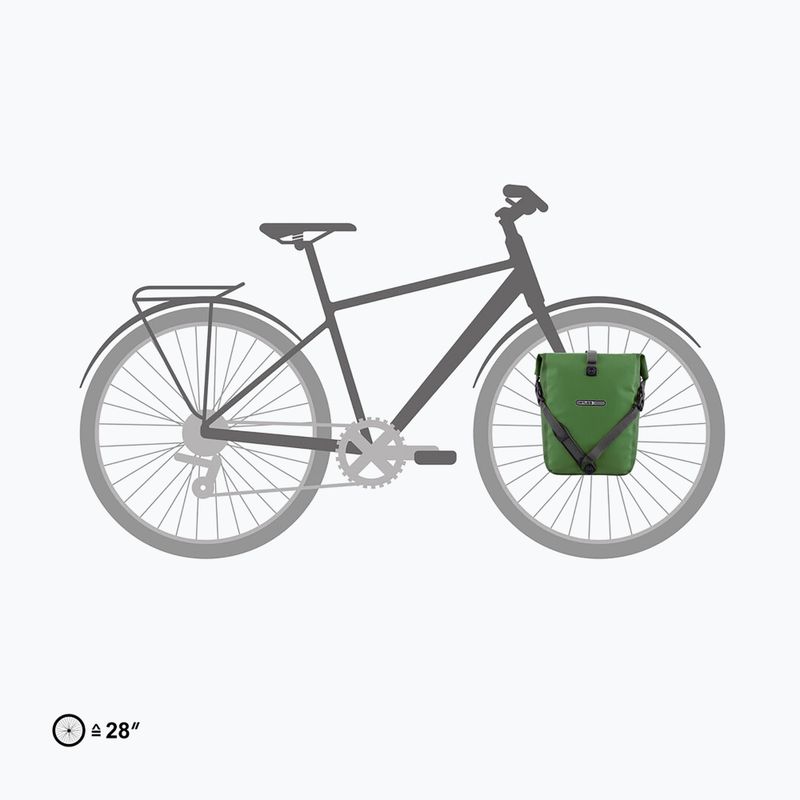 Dviračio krepšys ORTLIEB Sport-Roller Plus 14,5 and kiwi/moss green 8